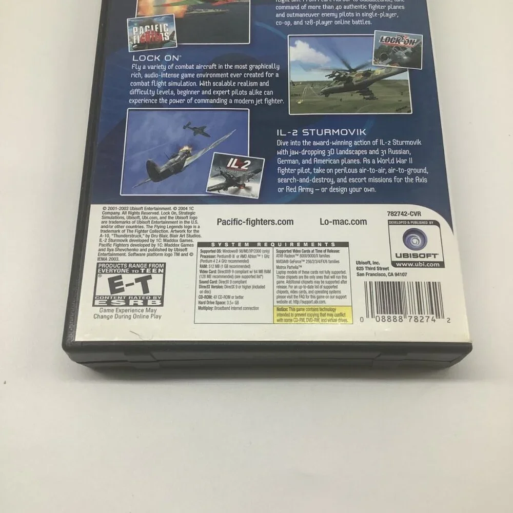 The Ultimate Flight Collection PC Game‎ Pacific Fighters Lock On Il-2 Ubisoft